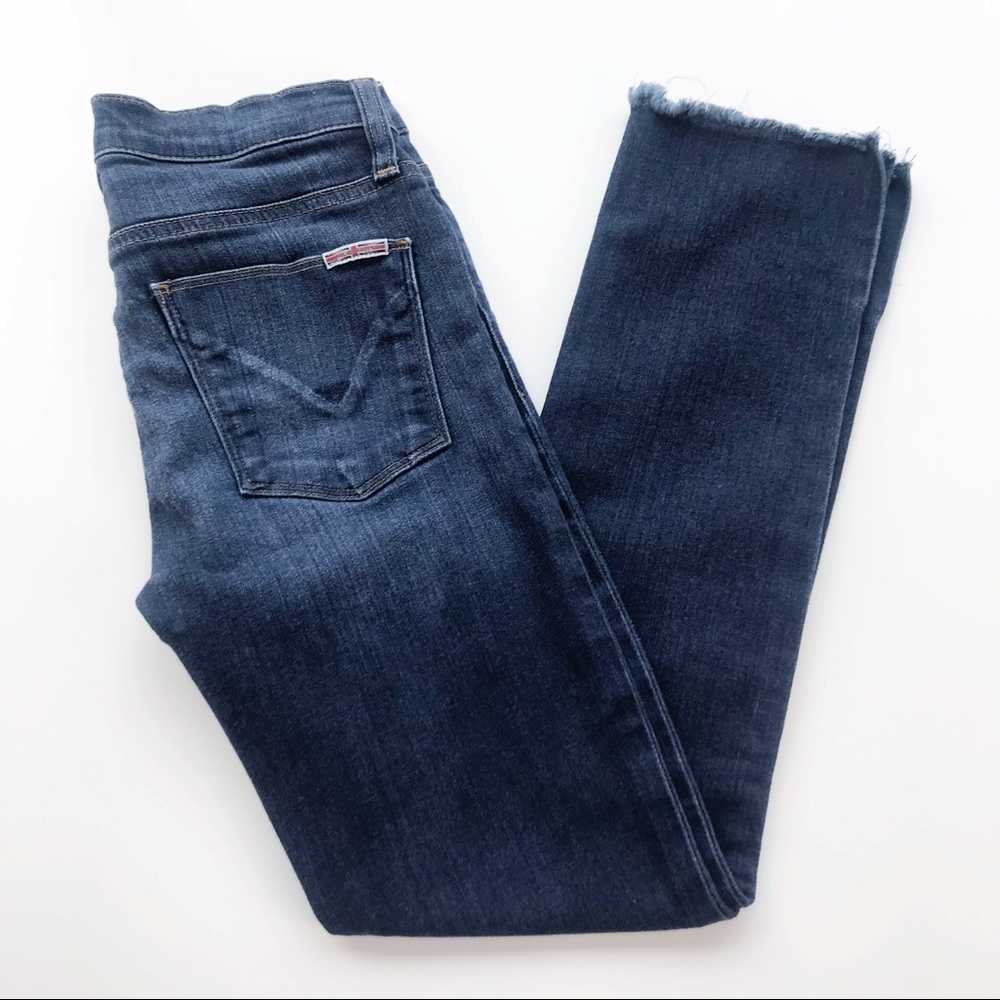 Hudson Jeans Tilda Midrise Ankle Cigarette Raw Hem
